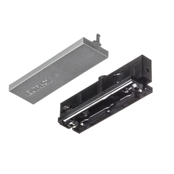 EUTRAC durchlaufender Einspeiser für 3-Phasen-Stromschiene silbergrau  230V