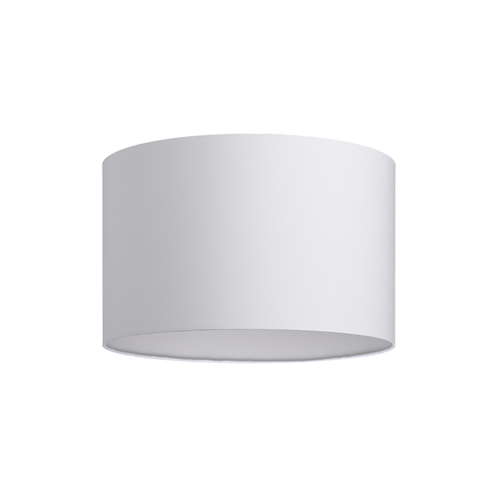 RON 40/25 Lampenschirm Polycotton weiß/weißes PVC max. 23W