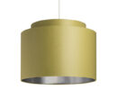 DOUBLE 40/30 Lampenschirm  Chintz Oliven/Silberfolie  max. 23W