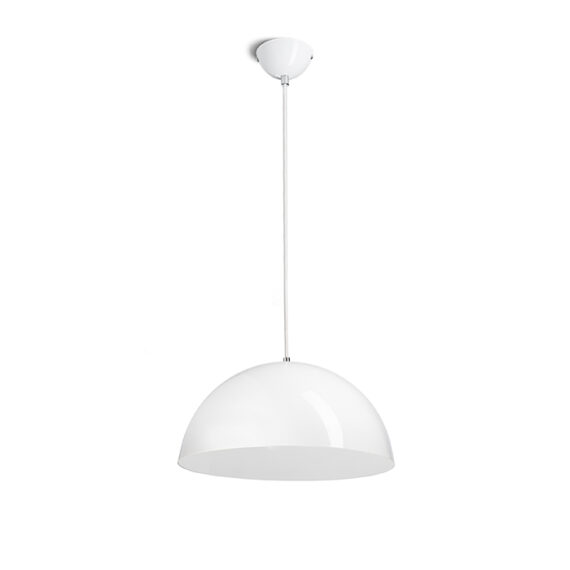 MONROE 40 Pendelleuchte weiß-glänzend/weiß  230V LED E27 30W