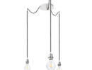 KOMBIX 3 Hängeset WB SchK CHS   230V LED E27 3x15W