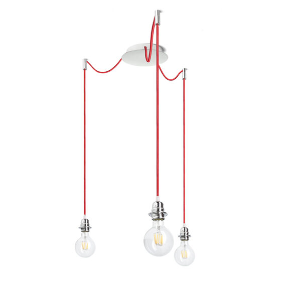 KOMBIX 3 Hängeset CHB RK CHS   230V LED E27 3x15W