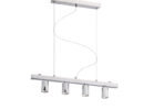 RALLONG IV hängende Leuchtenbasis  Chrom 230V LED E27 4x15W