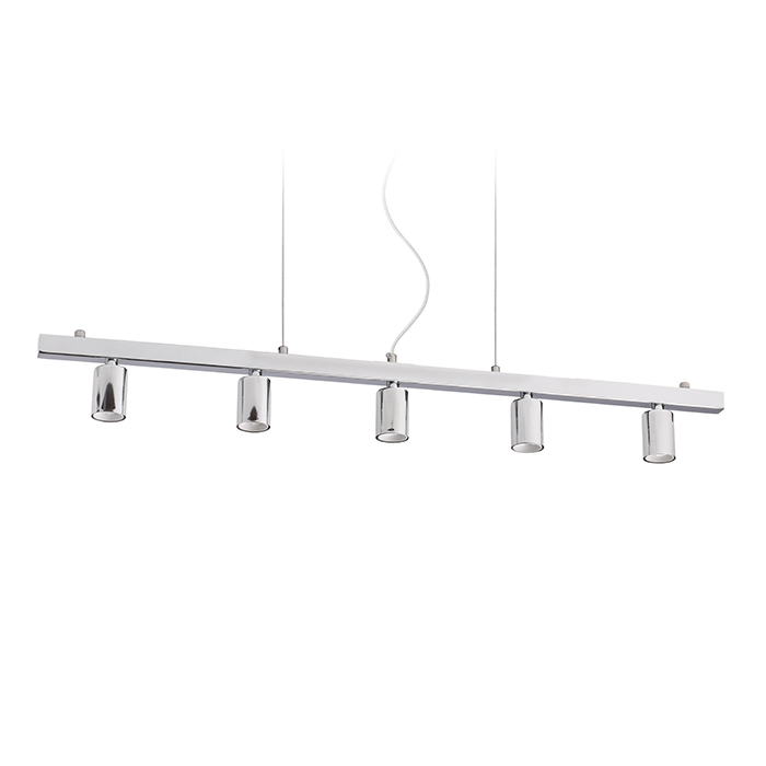 RALLONG V hängende Leuchtenbasis Chrom 230V LED E27 5x15W