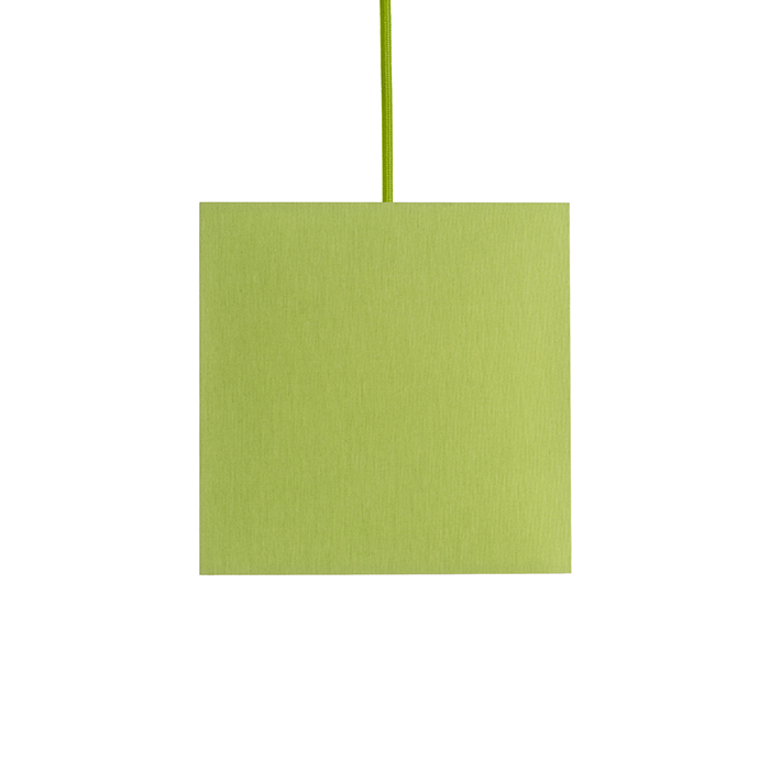 TEMPO 15/15 Lampenschirm Chintz Limete/weißes PVC max. 28W