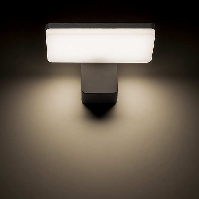 RINA Wandleuchte anthrazitgrau 230V LED 12W IP65 3000K