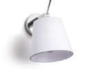 JERSEY Wandleuchte weiß Chrom 230V LED E27 15W
