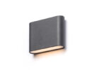 CHOIX 114 Wandleuchte anthrazitgrau  230V LED 2x3W IP54  3000K