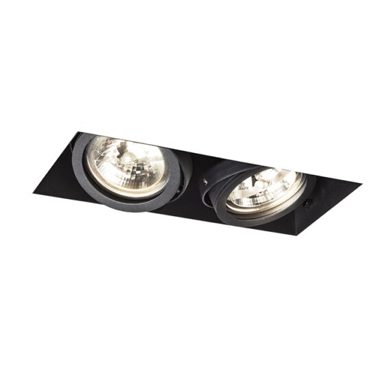 ELECTRA II  schwarz  12V LED G53 2x15W