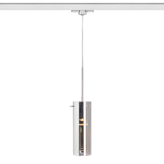 SANSSOUCI für 3-Phasen-Stromschiene  Chromglas 230V LED E27 15W
