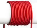 FIT 3x075 Textilkabel für 1m rot