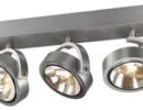 KELLY III Wandleuchte  gebürstetes Aluminium 230V LED G53 3x15W