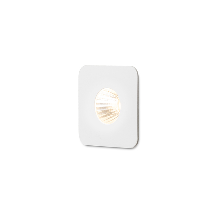 RIO SQ Einbauleuchte weiß 230V LED 3W 22° 3000K
