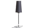 LULU Tischleuchte schwarz Chrom 230V LED E27 8W