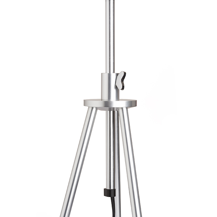 GARDETTE Tischleuchte schwarz Aluminium 230V LED E27 15W