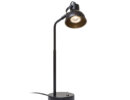 ROSITA Tischleuchte schwarz/goldgelb  230V LED GU10 9W