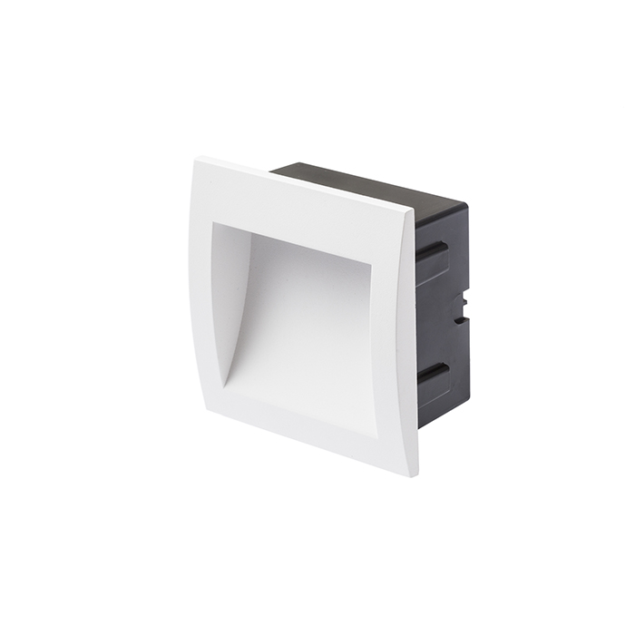GORDIQ M Einbauleuchte weiß 230V LED 3W IP65 3000K