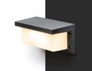 HIDE RC Wandleuchte anthrazitgrau  230V LED E27 15W IP54
