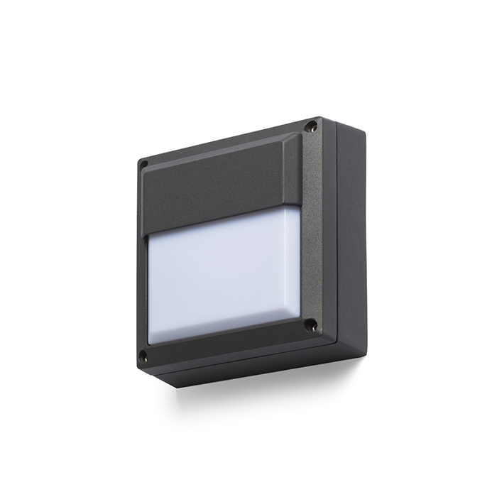 DELTA 145 Wandleuchte anthrazitgrau 230V GX53 9W IP54
