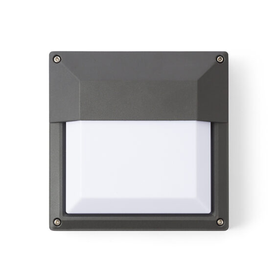 DELTA 215 Wandleuchte anthrazitgrau  230V LED E27 15W IP54