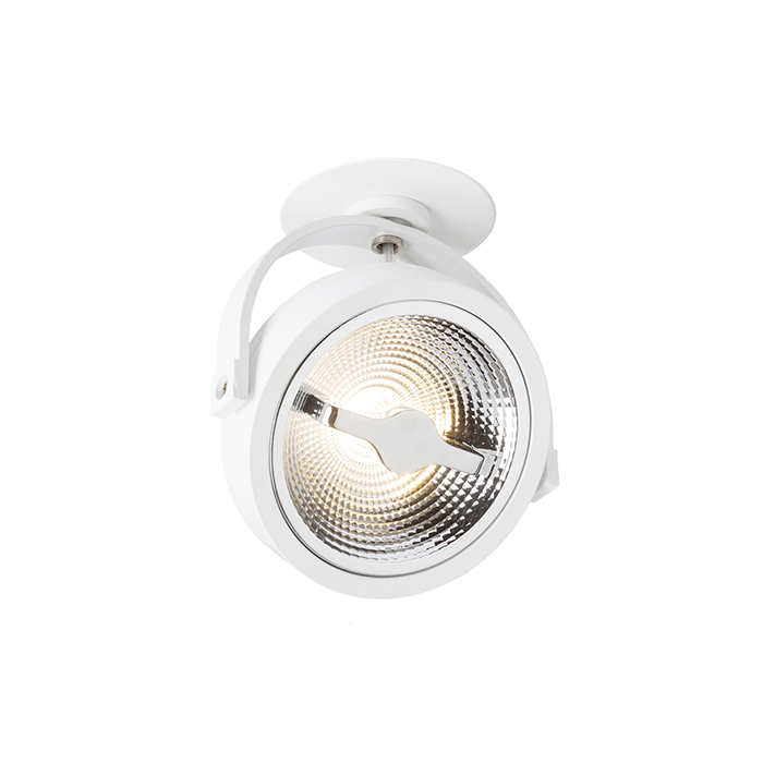 KELLY LED Dimmbar Halbeinbauleuchte weiß 230V LED 12W 24° 3000K