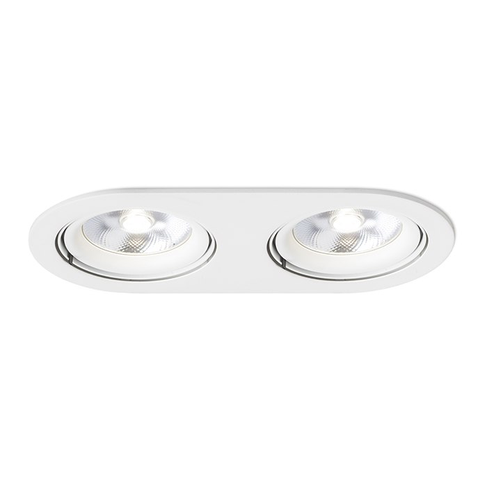 ZIZI II Einbauleuchte weiß 230V LED G53 15W