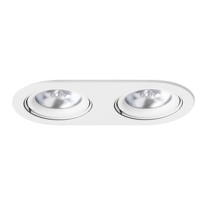 ZIZI II Einbauleuchte weiß 230V LED G53 15W