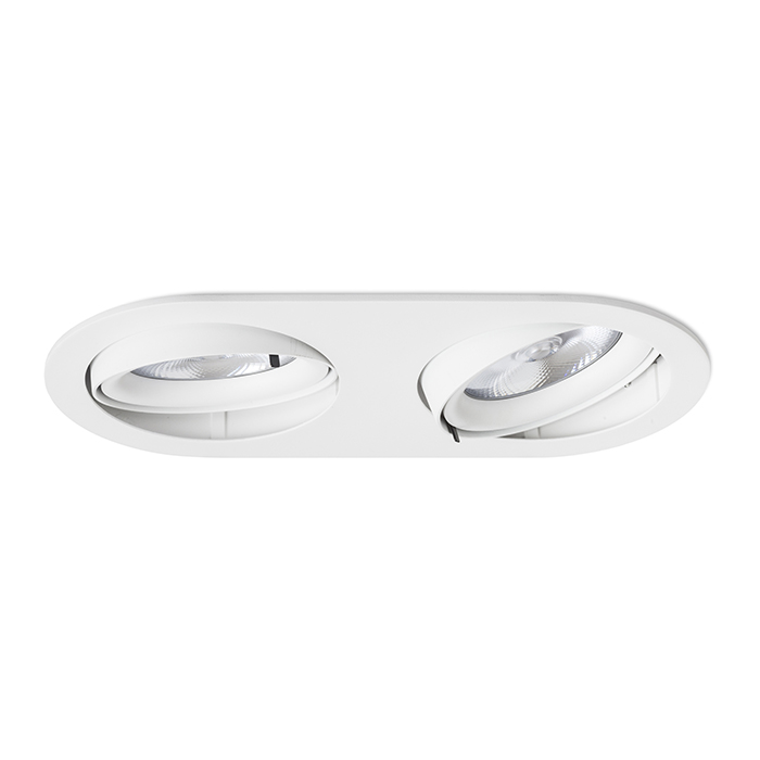 ZIZI II Einbauleuchte weiß 230V LED G53 15W