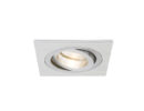 PASADENA GU10 SQ I Einbauleuchte  gebürstetes Aluminium 230V LED GU10 7W