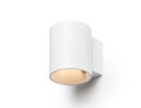TUBA W Wandleuchte matt weiß  230V LED G9 5W