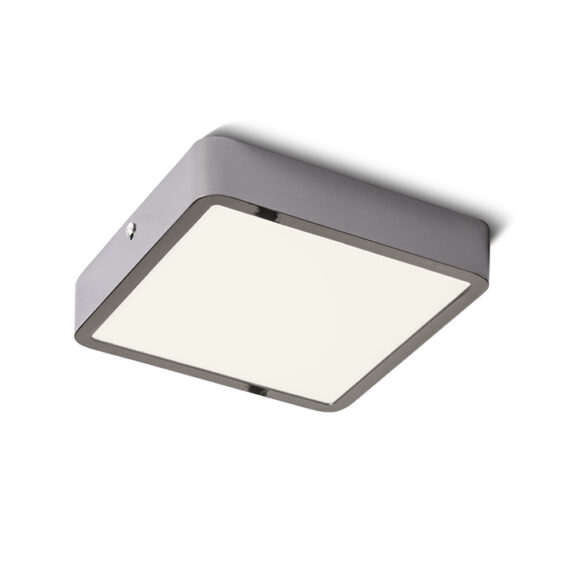 HUE SQ 17 Deckenleuchte  Schwarzchrom 230V LED 18W  3000K