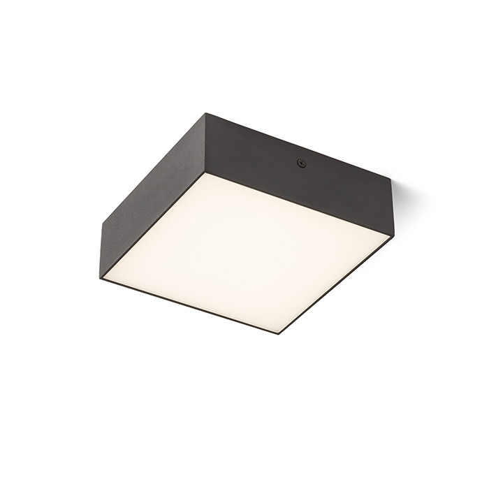 LARISA SQ 17 Deckenleuchte schwarz 230V LED 15W 3000K