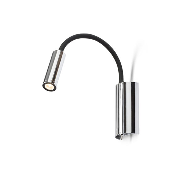 SHOW Wandleuchte schwarz Chrom 230V LED 3W  3000K