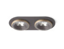 SHARM R II Einbauleuchte braun/perlgold  230V LED 2x10W 24°  3000K