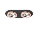 SHARM R II Einbauleuchte schwarz Kupfer/Kupfer 230V LED 2x10W 24°  3000K