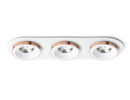 SHARM R III Einbauleuchte weiß Kupfer 230V LED 3x10W 24°  3000K