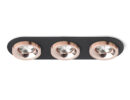 SHARM R III Einbauleuchte schwarz Kupfer/Kupfer 230V LED 3x10W 24°  3000K