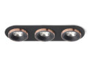 SHARM R III Einbauleuchte schwarz/schwarz Kupfer 230V LED 3x10W 24°  3000K