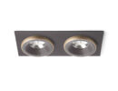 SHARM SQ II Einbauleuchte braun/perlgold  230V LED 2x10W 24°  3000K