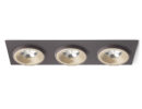 SHARM SQ III Einbauleuchte perlgold/braun  230V LED 3x10W 24°  3000K