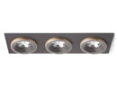 SHARM SQ III Einbauleuchte braun/perlgold  230V LED 3x10W 24°  3000K