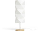 ZUMBA Tischleuchte  Weißes PVC/Holz/Chrom 230V LED E14 11W