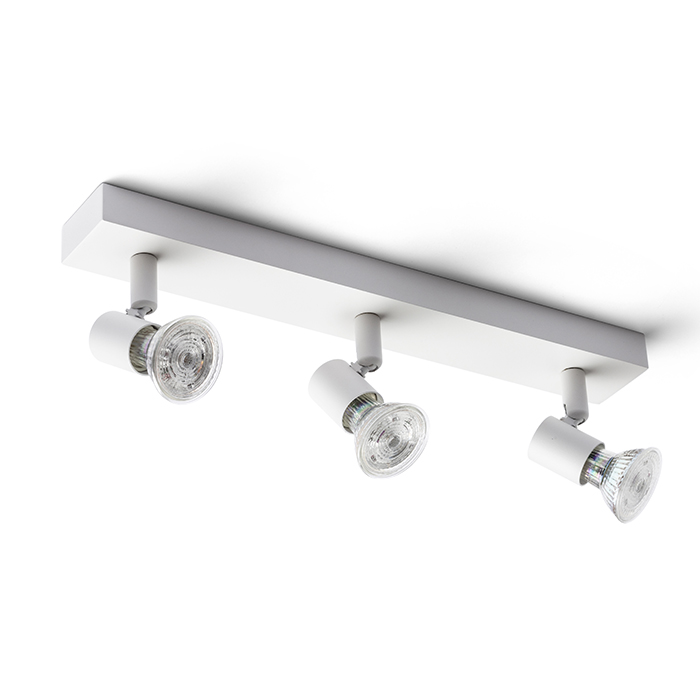 TRICA III Wandleuchte weiß 230V GU10 3x25W
