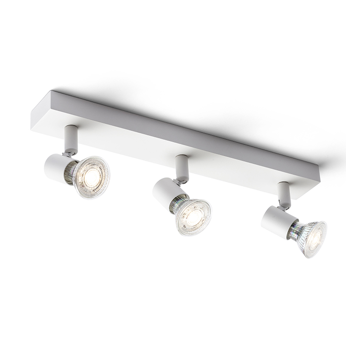 TRICA III Wandleuchte weiß 230V GU10 3x25W