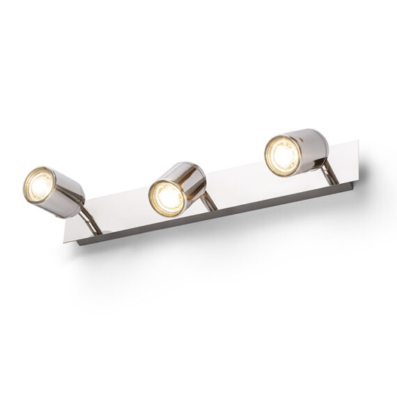 DUBLIN III Aufbauleuchte  Chrom 230V GU10 3x9W IP44