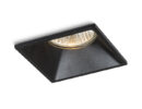 ZURI SQ Einbauleuchte schwarz  230V GU10 35W