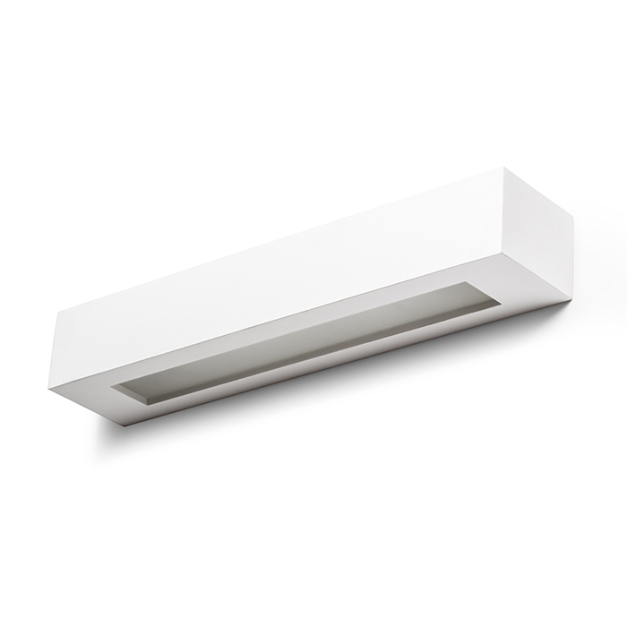 ROLO 45 Wandleuchte gips 230V LED E14 2x11W
