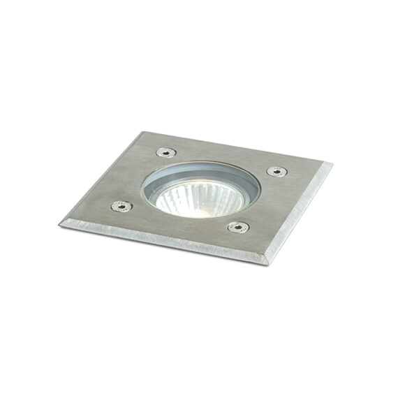 ORBU SQ 10 Einbauleuchte  Edelstahl 230V LED GU10 15W IP67