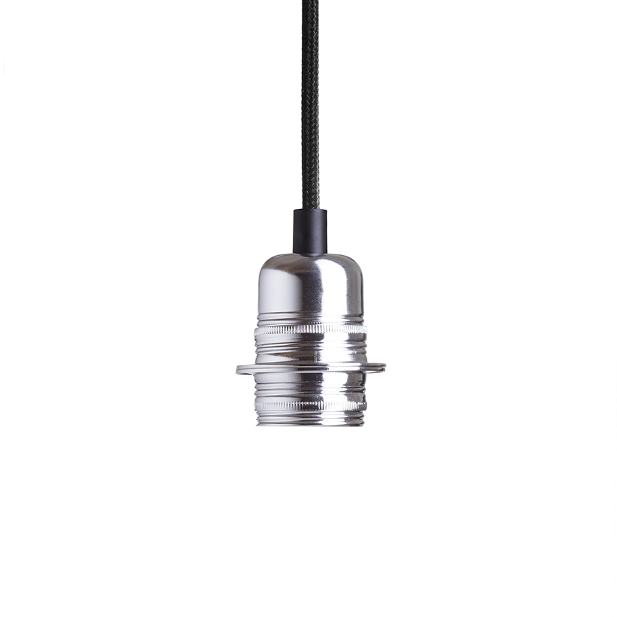 SPIDER I Hängeset schwarz Chrom 230V LED E27 15W