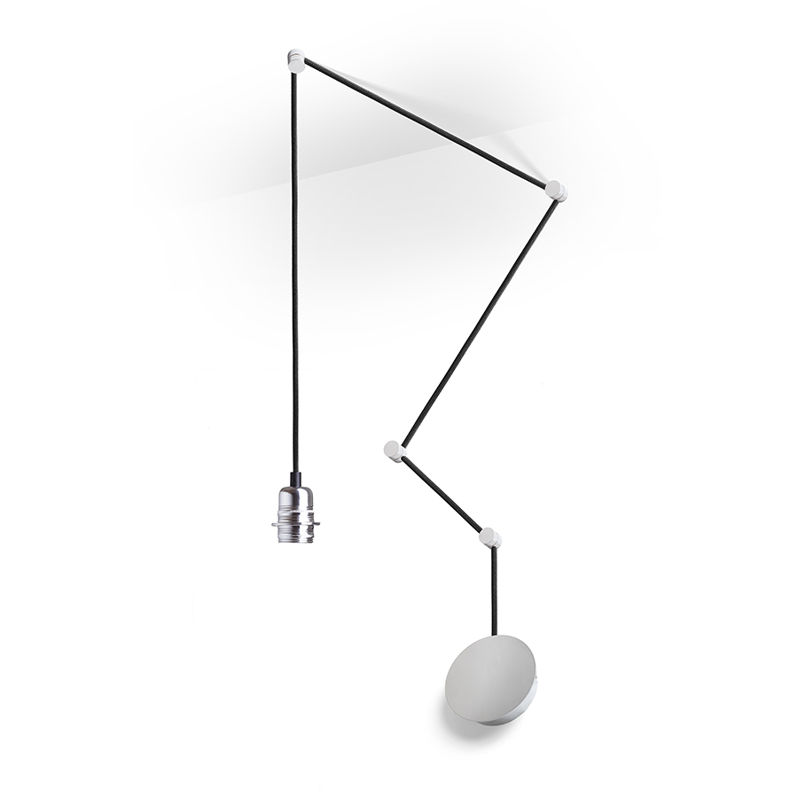 SPIDER I Hängeset schwarz Chrom 230V LED E27 15W